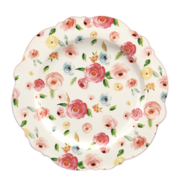 Cryspo Trio Πιάτο Φαγητού Πορσελάνης 'PRIMAVERA' 27cm 2809601